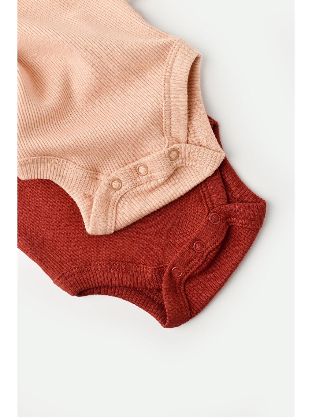 Bej Modal 2'li Kısa Kollu Badi-2