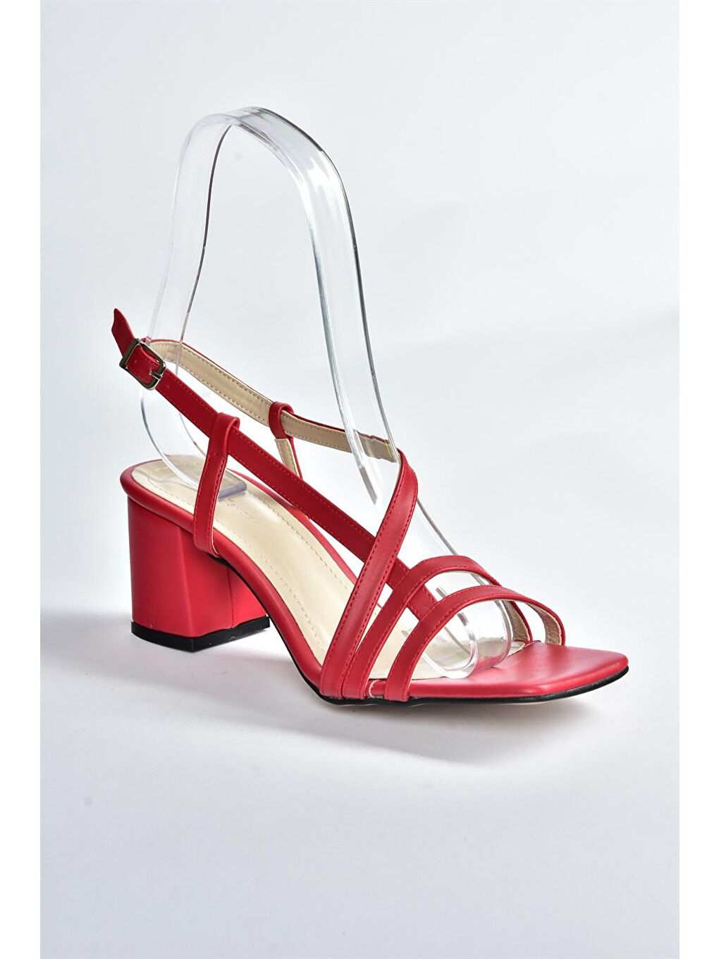 Kırmızı Kadın Topuklu Ayakkabı H922741009-3