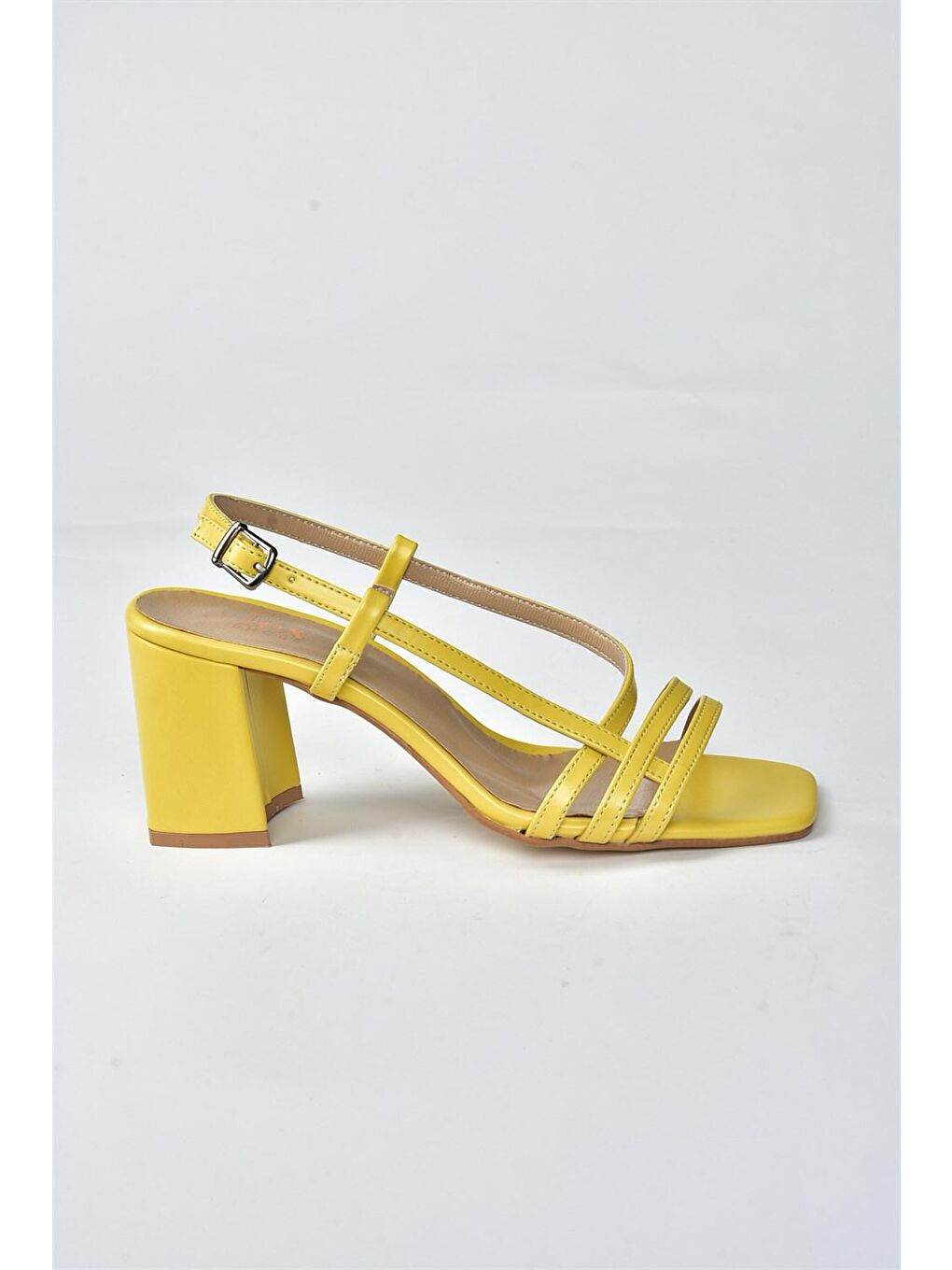 Sarı Kadın Topuklu Ayakkabı H922741009-3