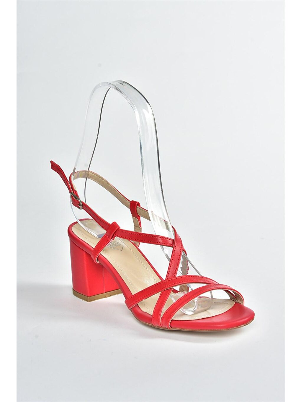 Kırmızı Kadın Topuklu Ayakkabı F654028009-3