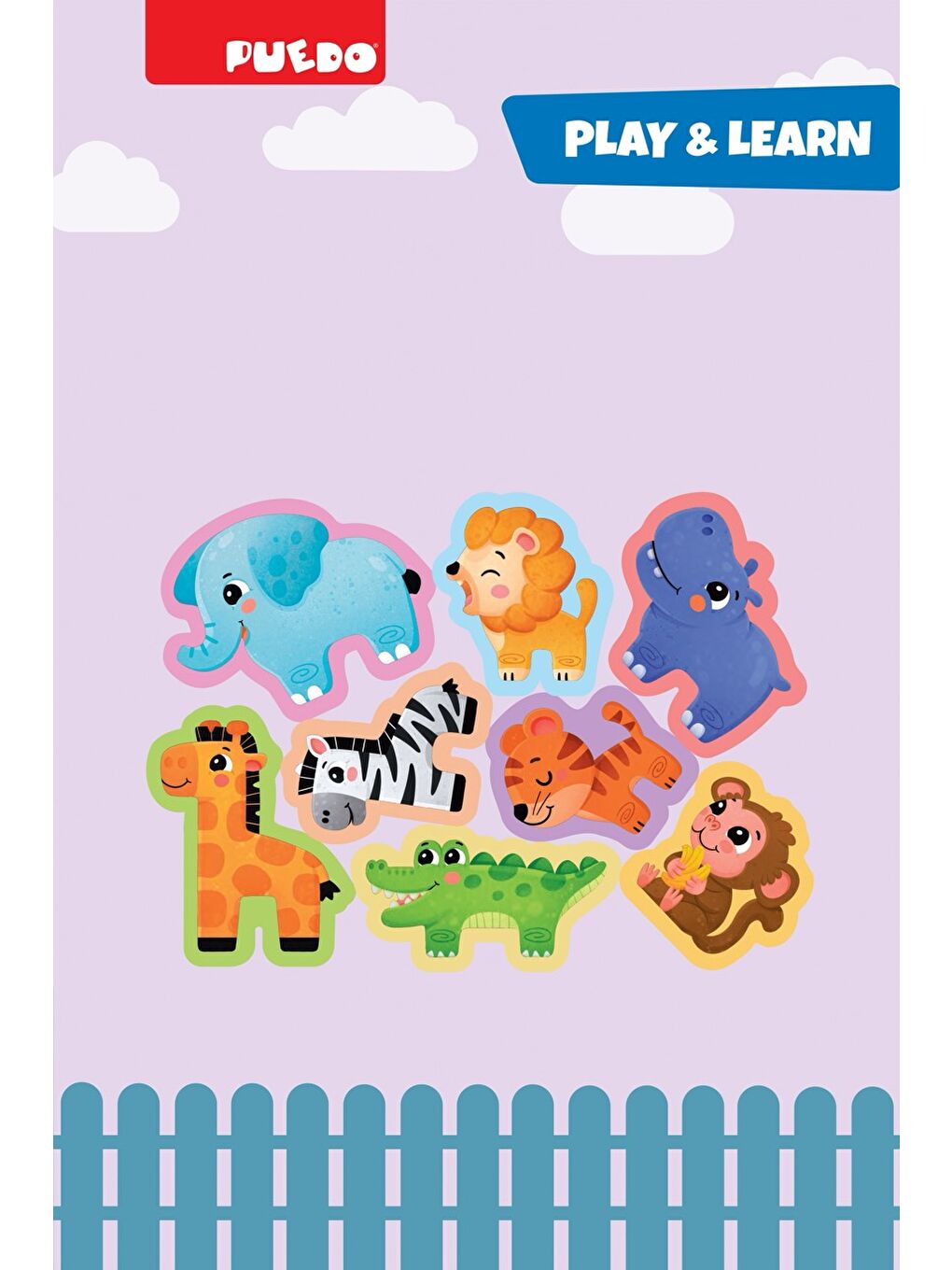 Puedo Ayakta Durabilen Bebek Puzzle - Safari - 7