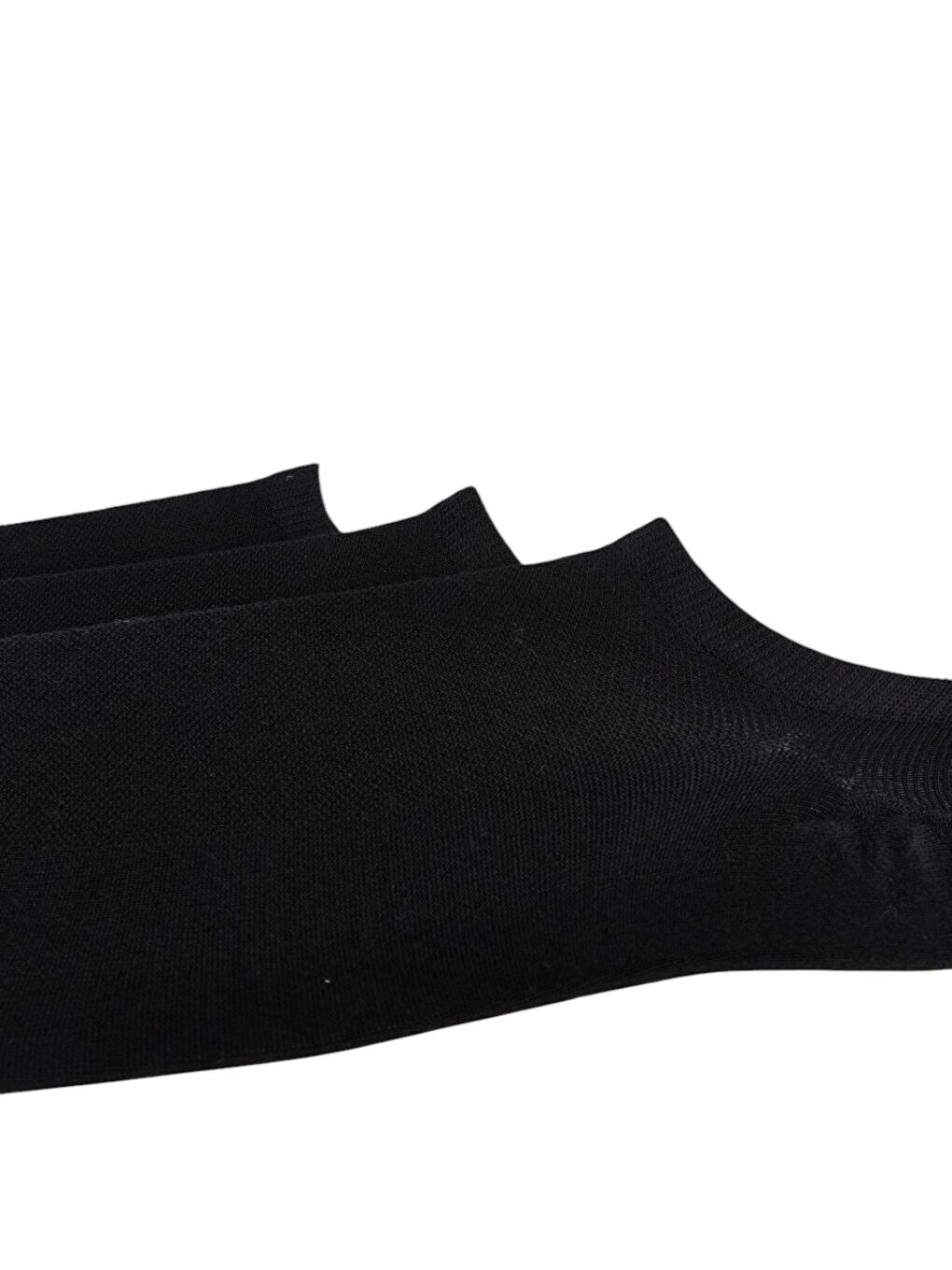 Siyah Modal 6'lı Kadın Sneaker Çorap-2