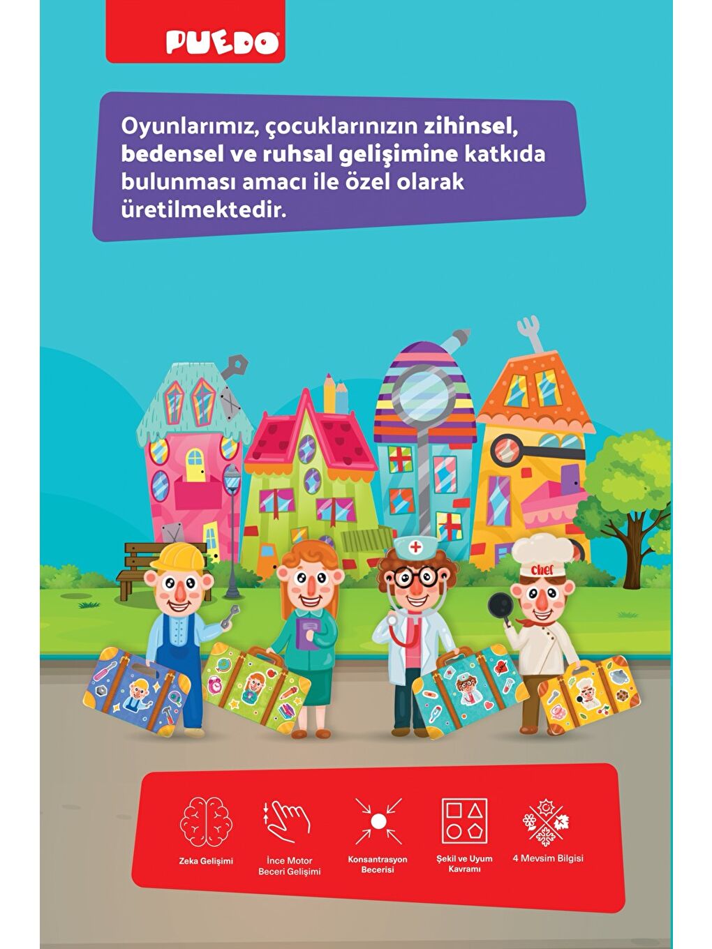 Bavulunu Topla Eşleştirme Oyunu - Meslekler-5