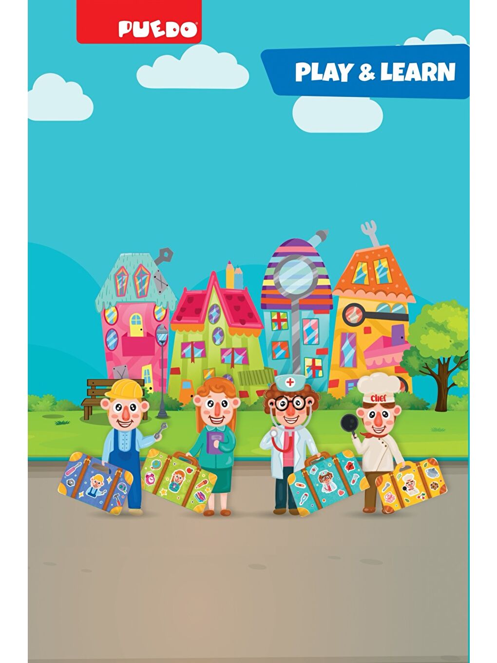 Bavulunu Topla Eşleştirme Oyunu - Meslekler-7