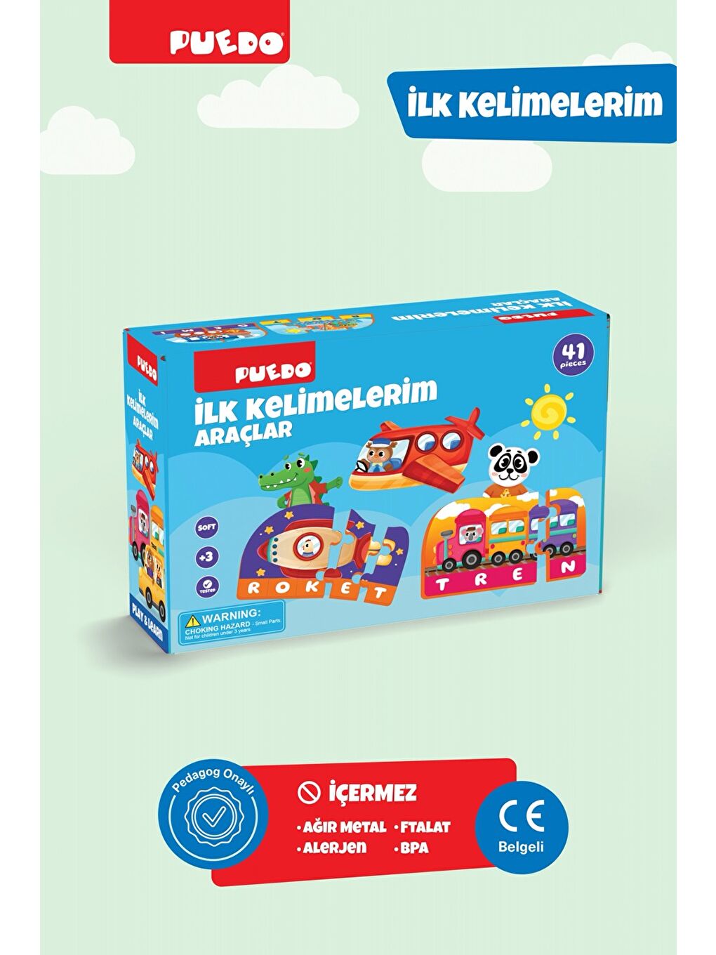 İlk Kelimelerim Puzzle - Araçlar-1