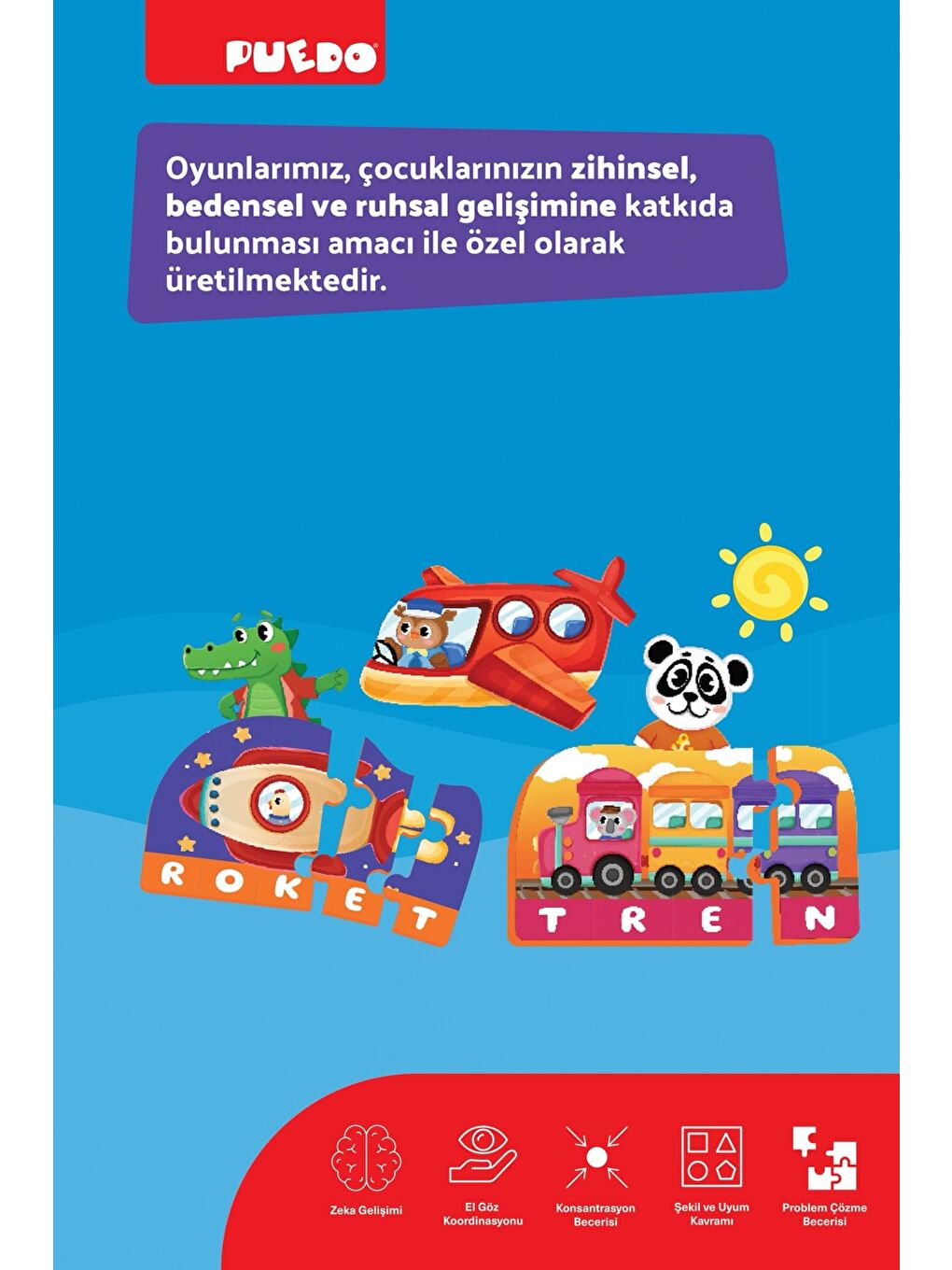 İlk Kelimelerim Puzzle - Araçlar-5