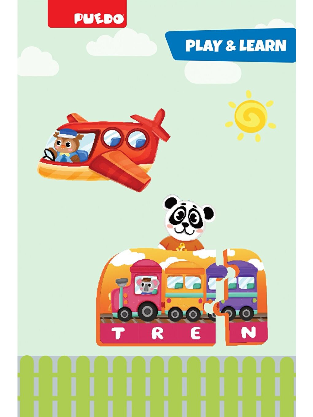 İlk Kelimelerim Puzzle - Araçlar-7