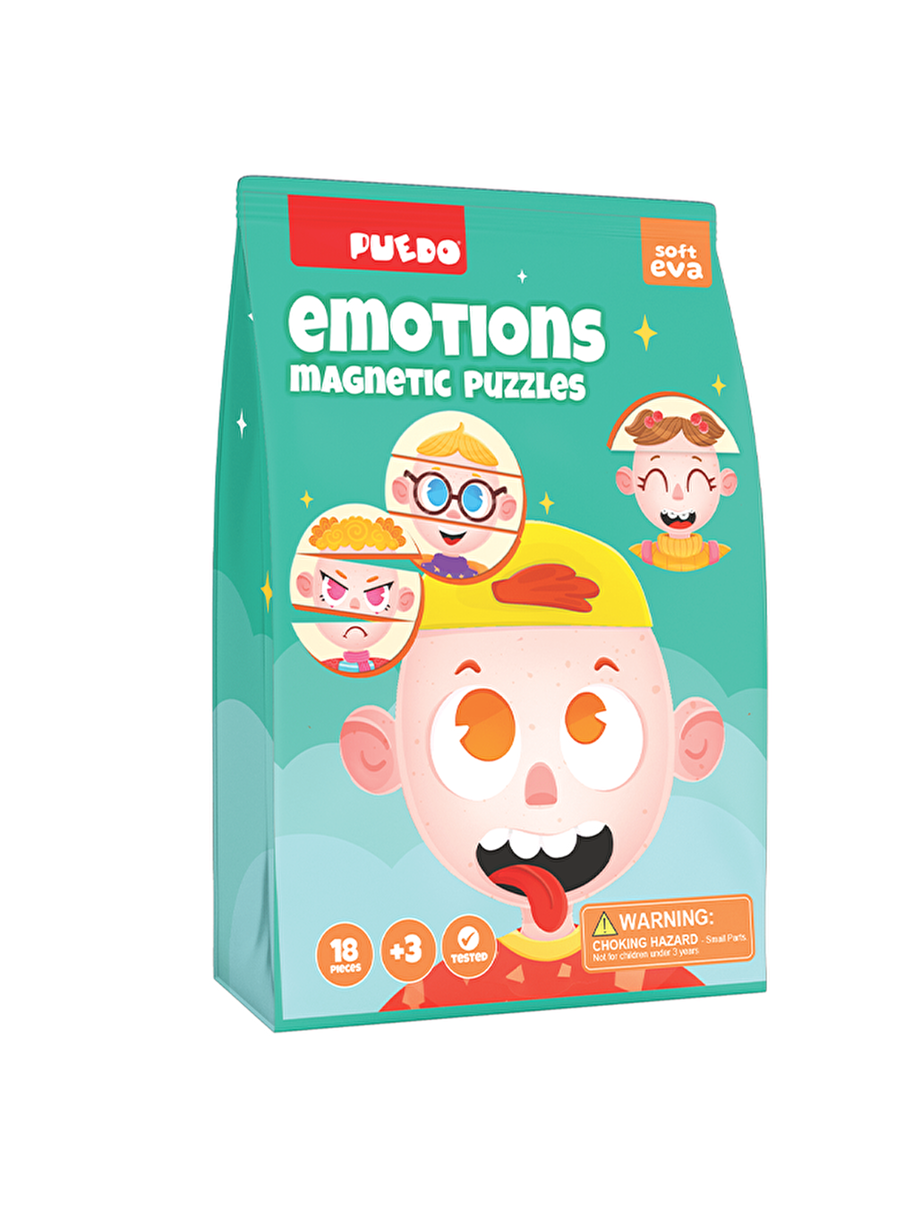 Puedo Manyetik Puzzle - Emotions (Duygular)
