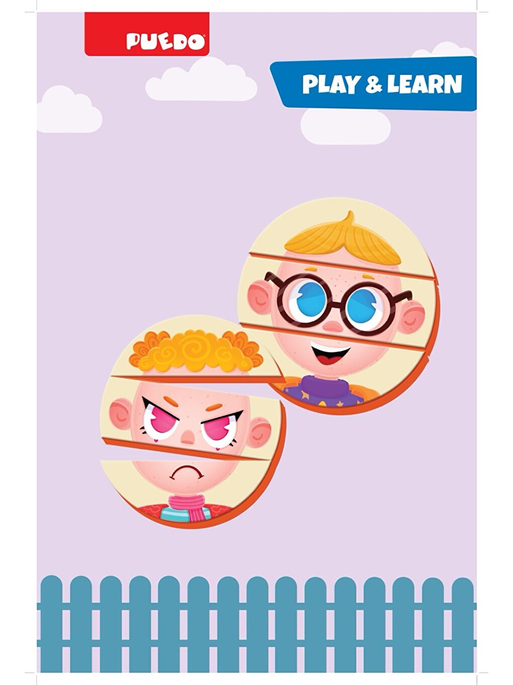 Puedo Manyetik Puzzle - Emotions (Duygular) - 1