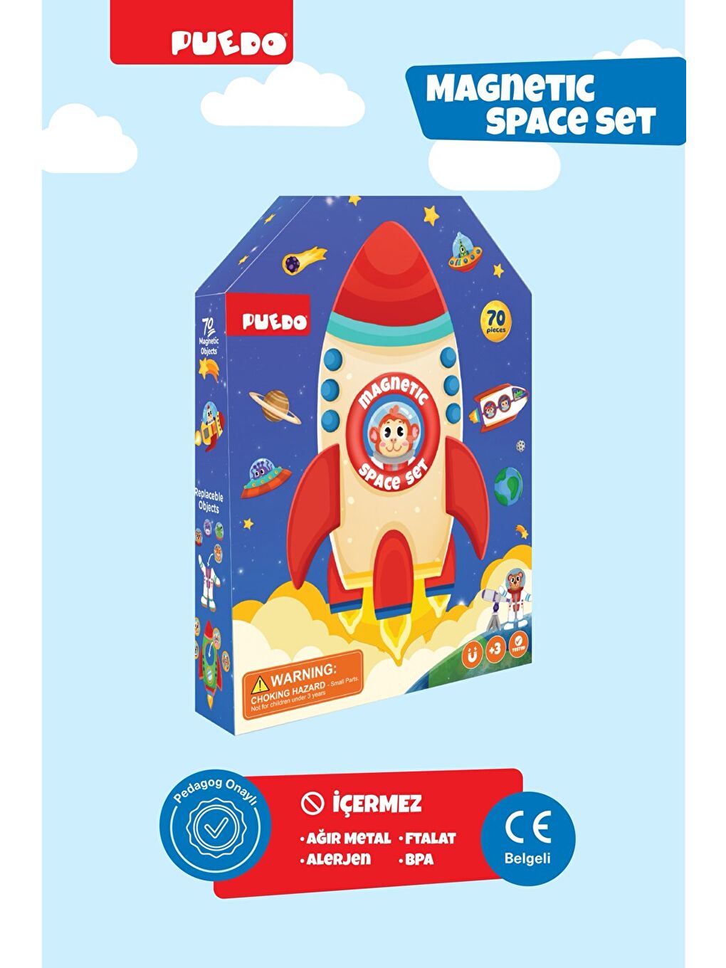 Manyetik Oyun Seti - Uzay-2