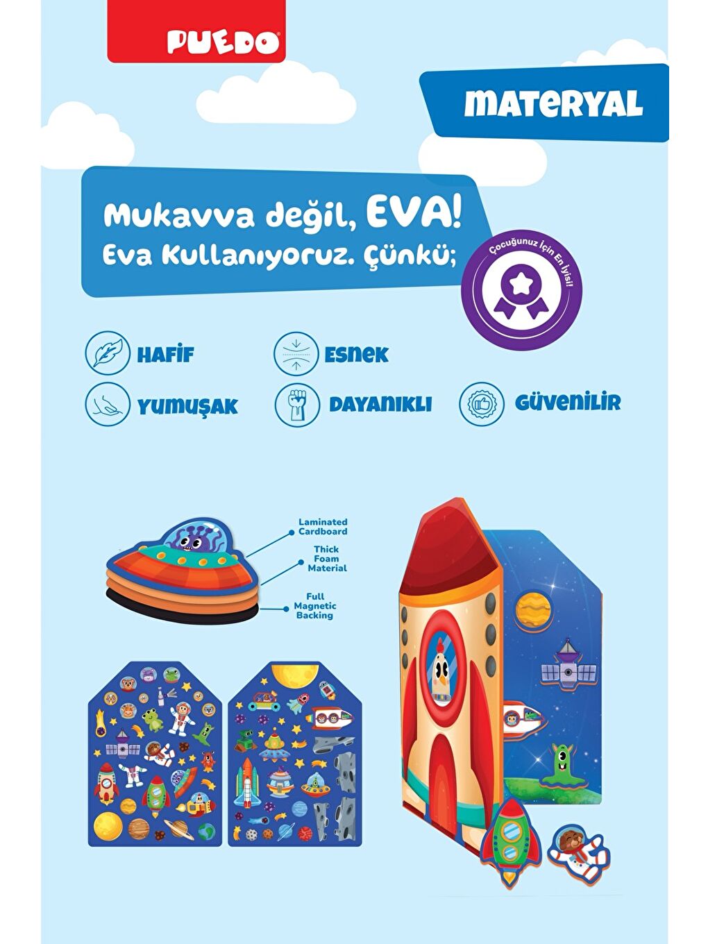 Manyetik Oyun Seti - Uzay-7