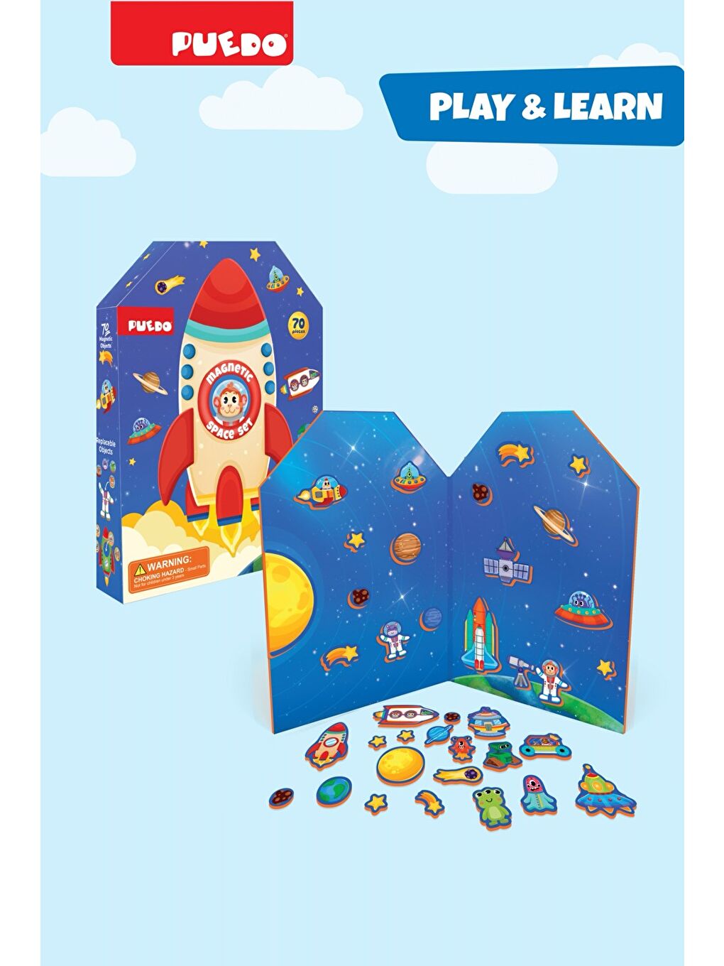 Manyetik Oyun Seti - Uzay-8