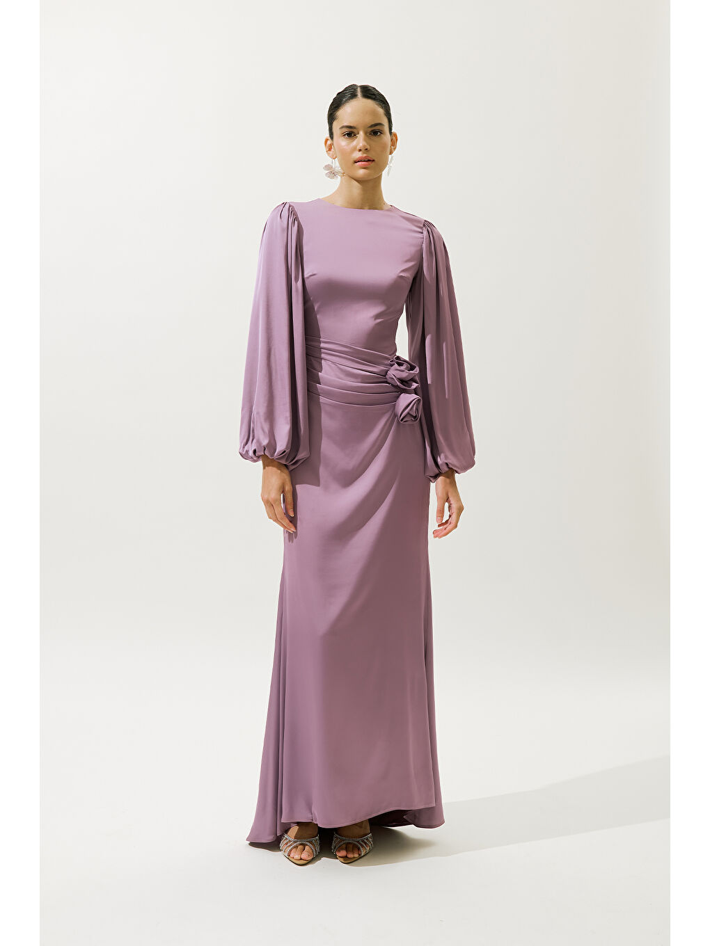 Leona Abiye Elbise Lila