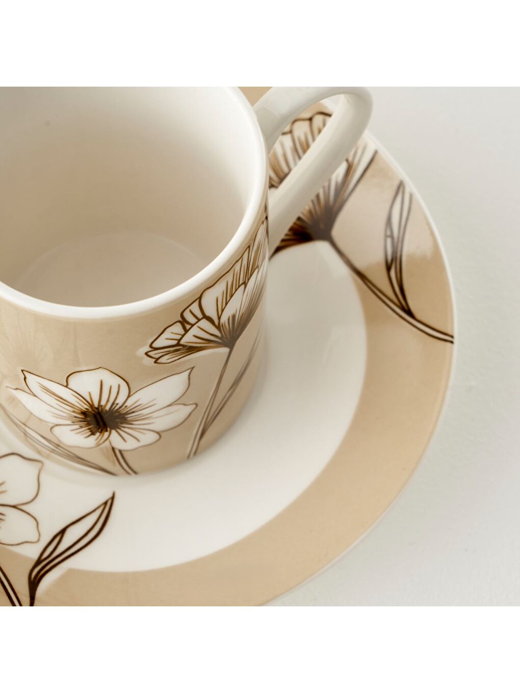 Karışık Rachel 2'li Kahve Fincanı Seti (90 cc)-3