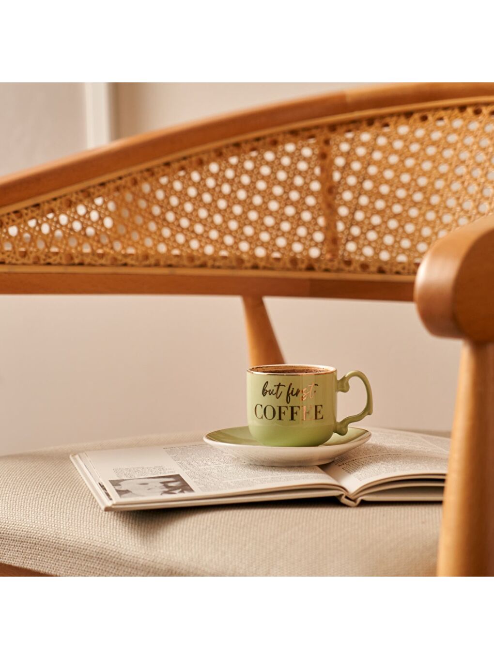 Karışık Bianca 2'li Kahve Fincanı Seti (90 cc)-1