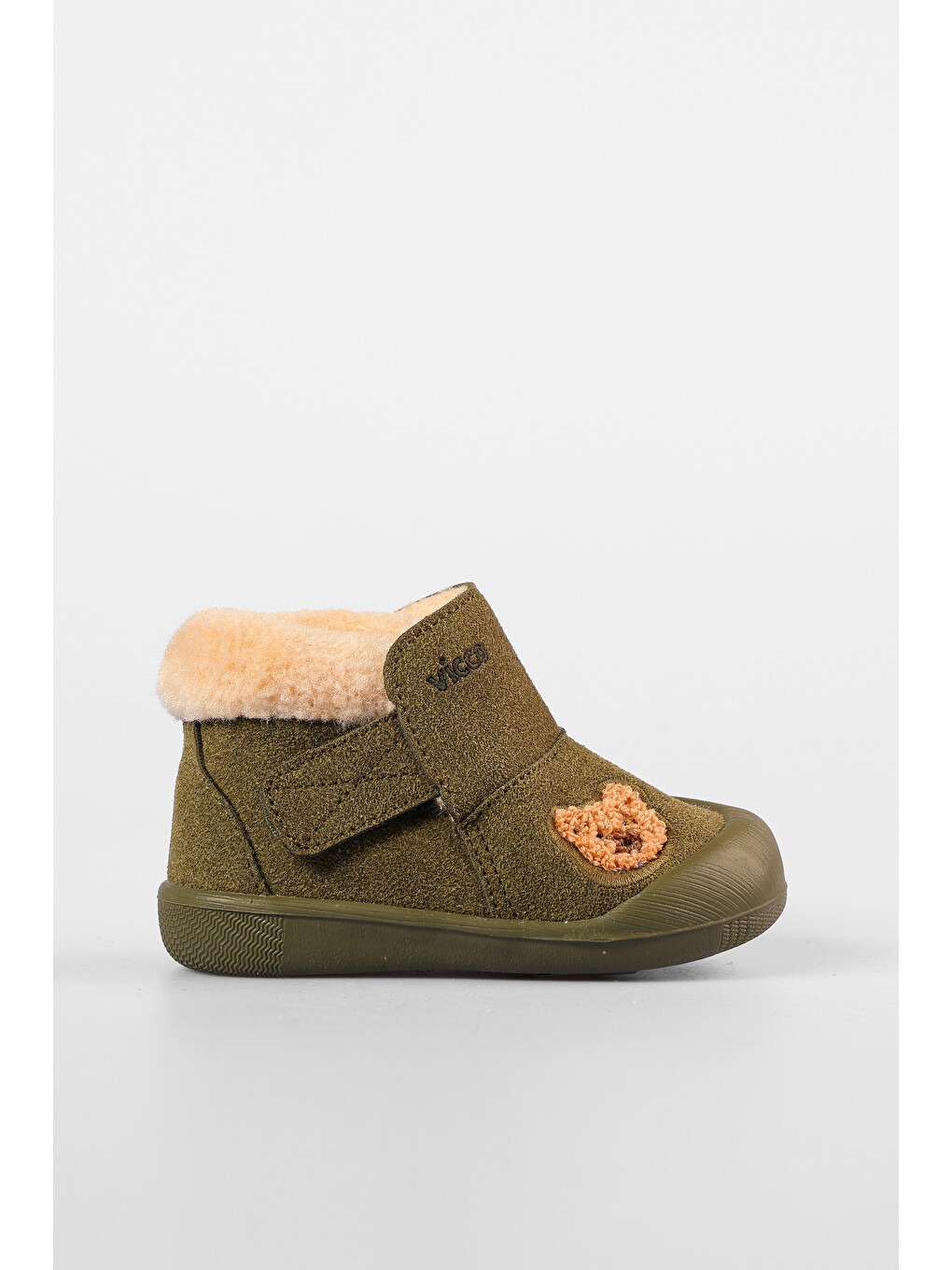 Kind Kürklü Unisex İlk Adım Haki Bot-1