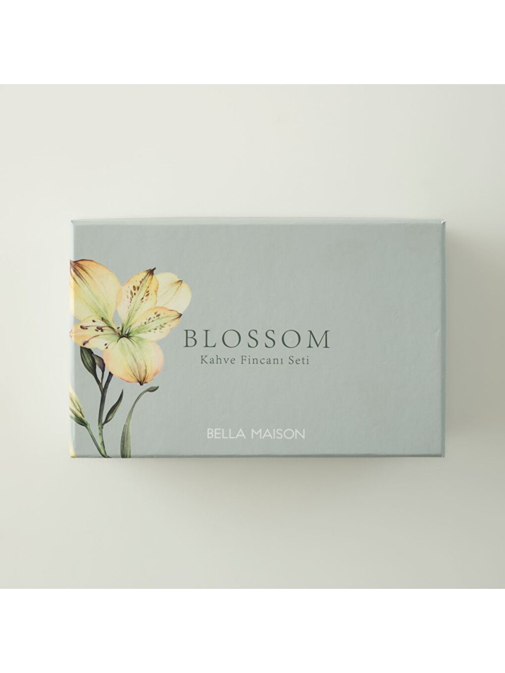 Blossom Porselen 2'li Kahve Fincanı Seti Yeşil (90 cc)-4