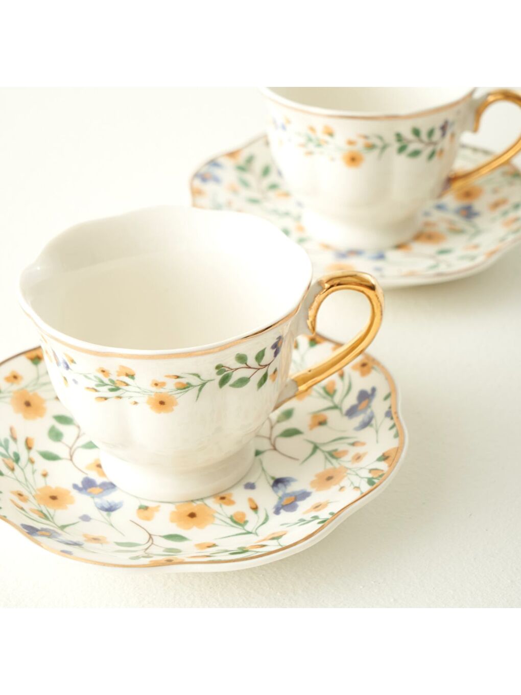 Karışık Juliette Porselen 2'li Kahve Fincanı Seti (90 cc)-3