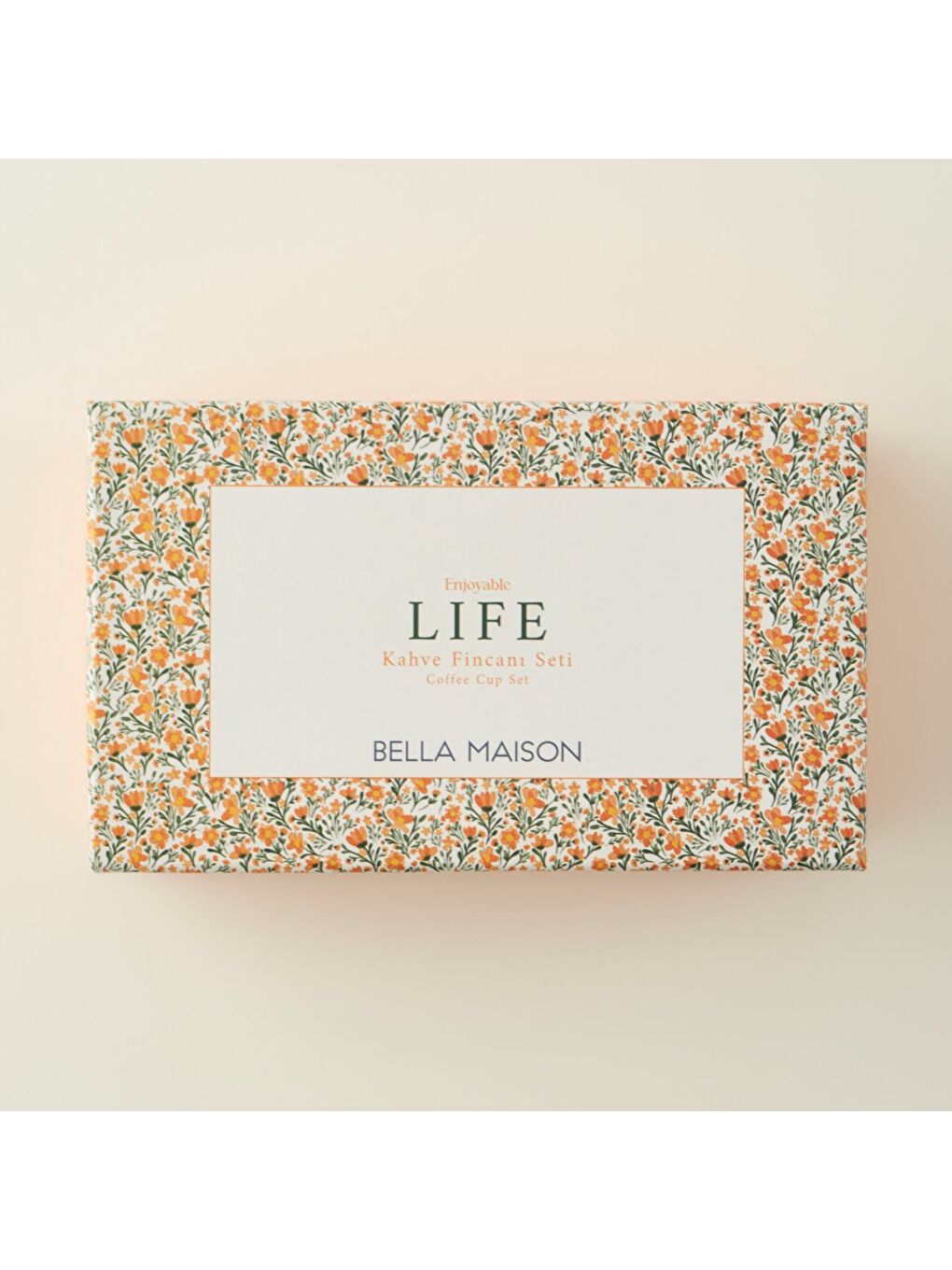 Karışık Life Porselen 2'li Kahve Fincanı Seti (120 cc)-5