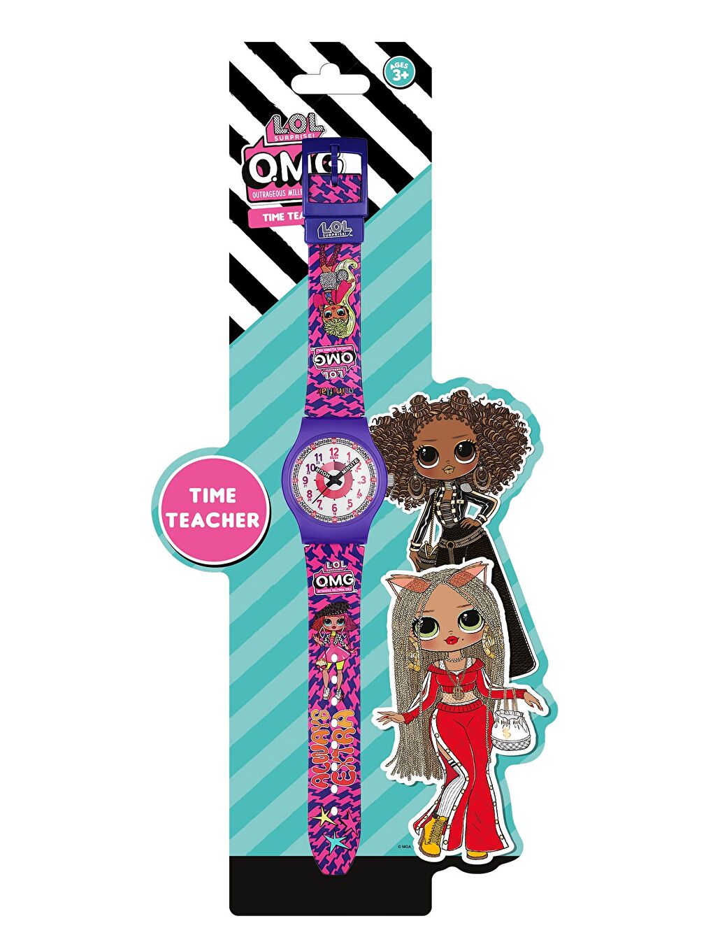 L.O.L Surprise! Lisanslı Çocuk Saati Omg7517 Pembe-mor