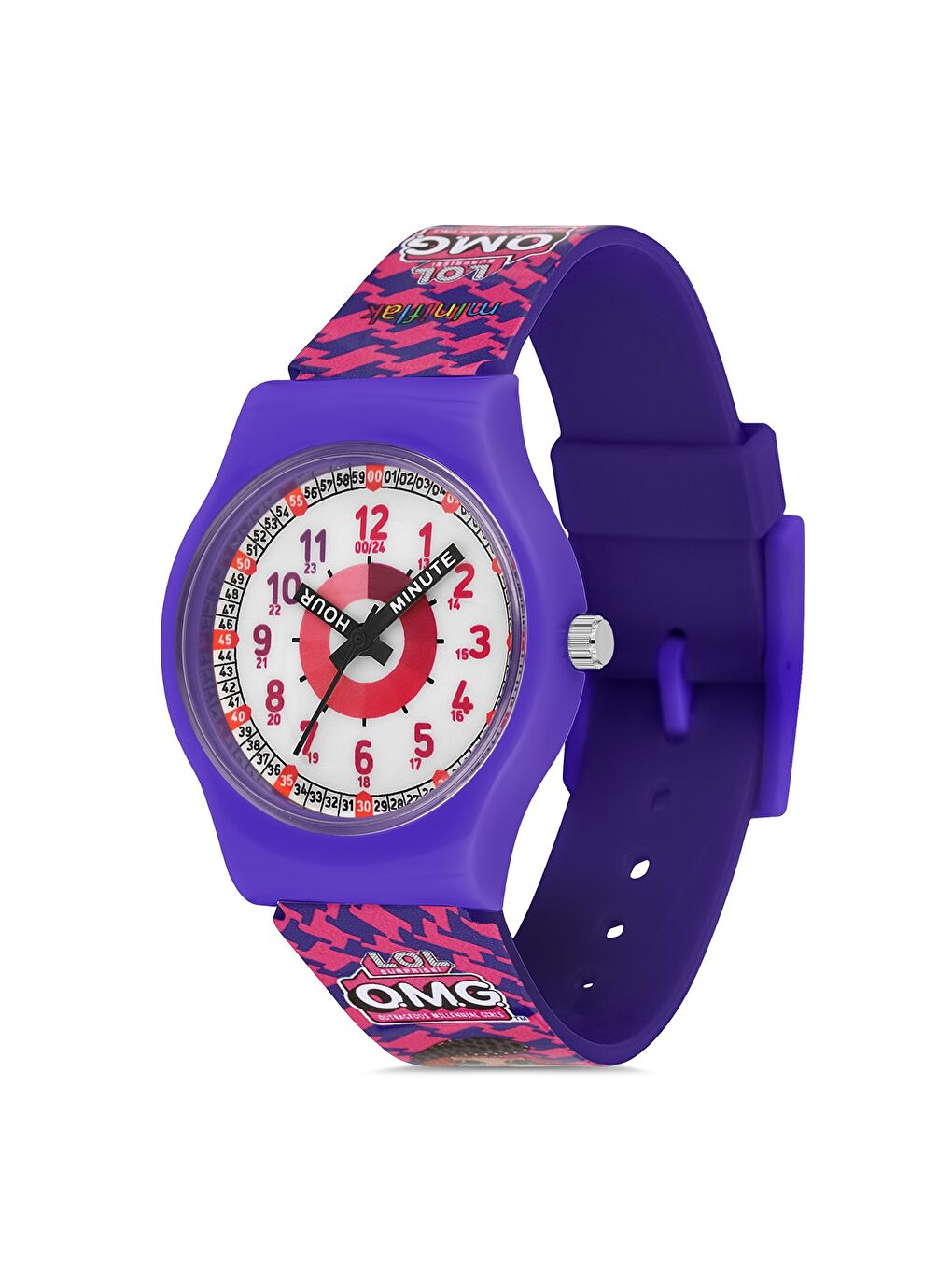 L.O.L Surprise! Lisanslı Çocuk Saati Omg7517 Pembe-mor-1