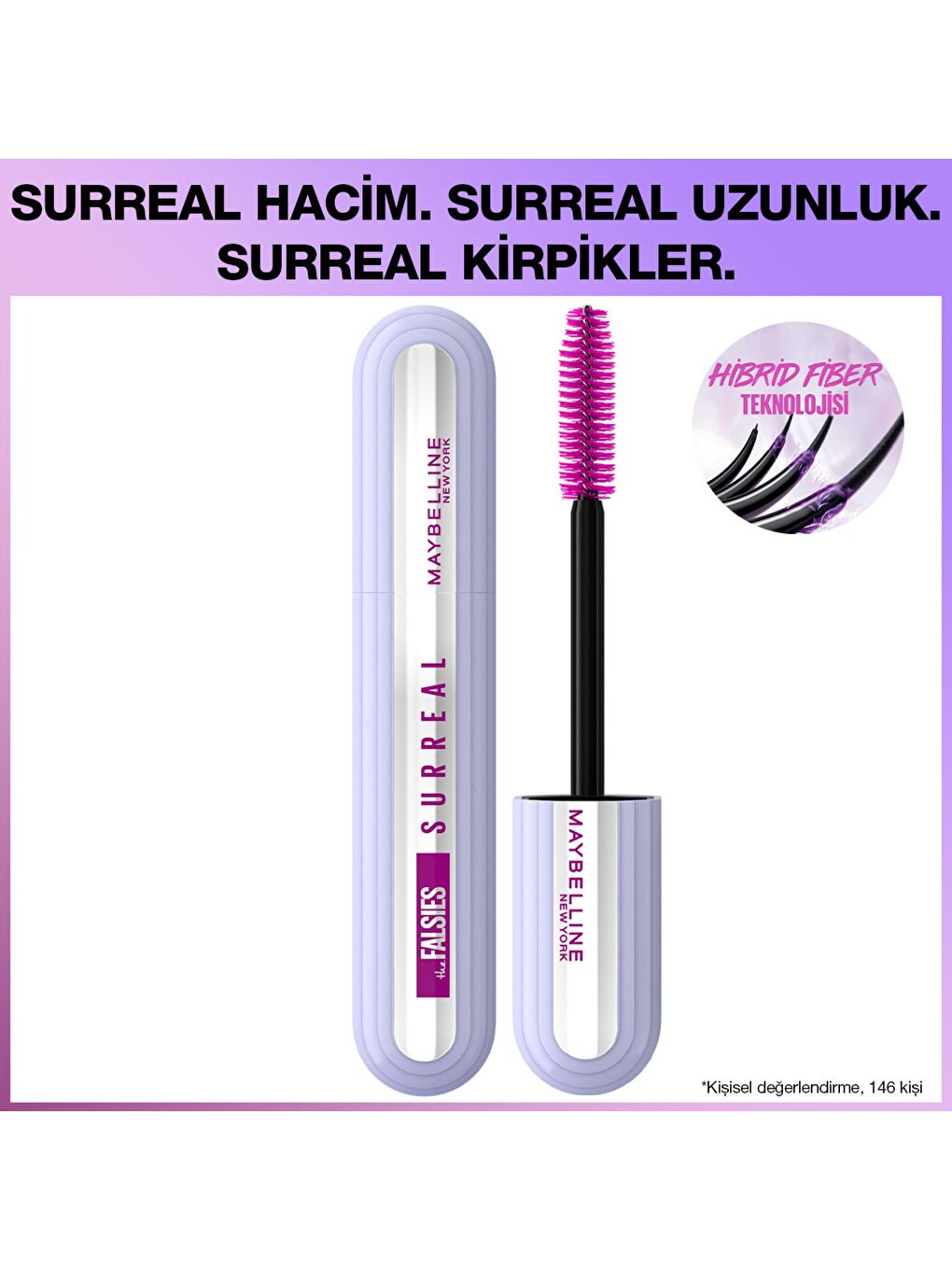 MAYBELLINE NEWYORK Siyah Falsies Surreal Maskara