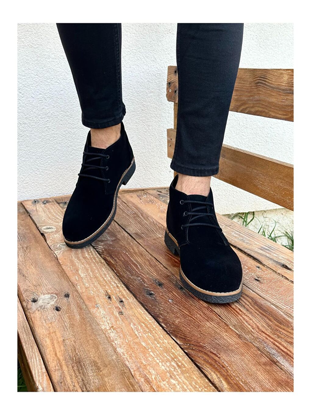 Siyah Muggo Dase Bağcıklı Erkek Chelsea Kışlık Bot-3