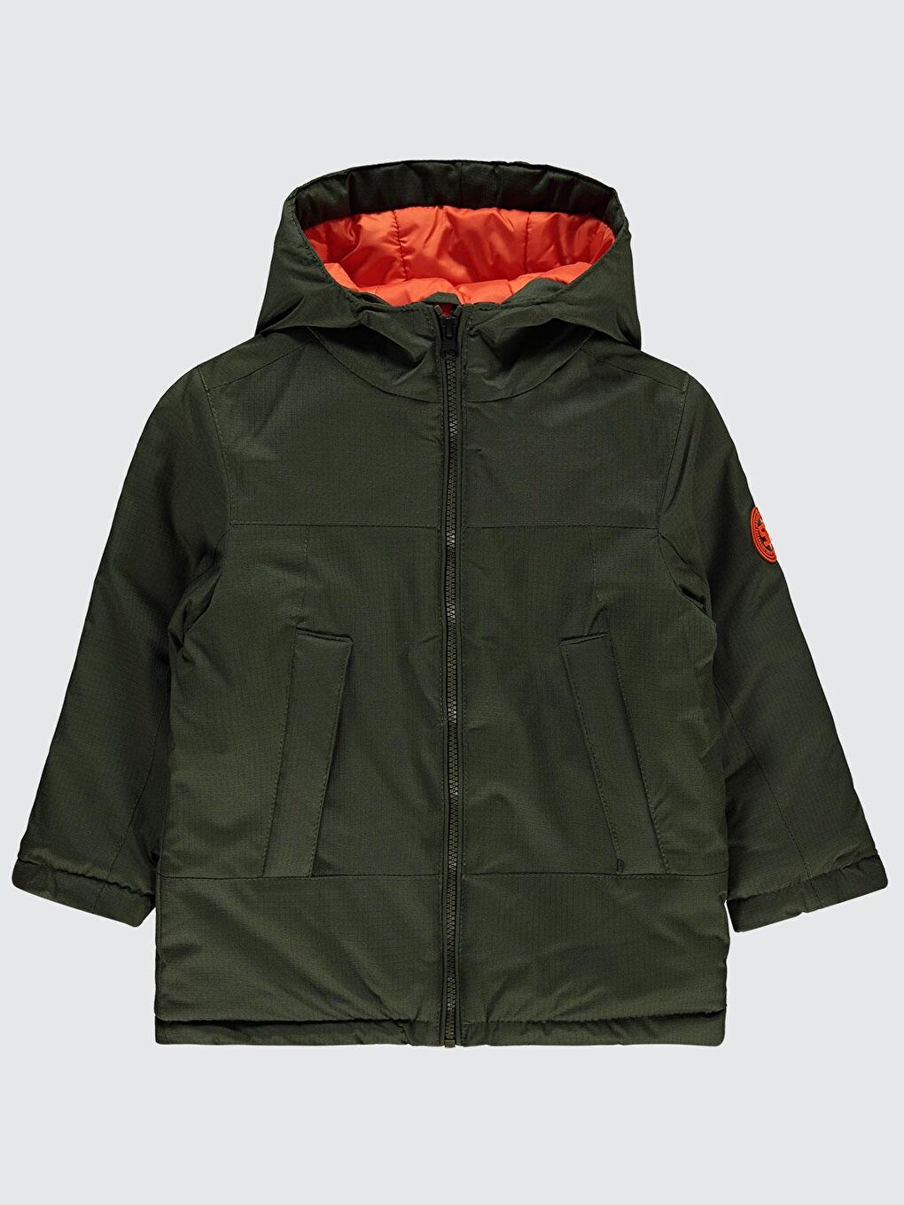 Boys Kapak Cepli Parçalı 2-5 Yaş Mont - Haki 4-5 Yaş