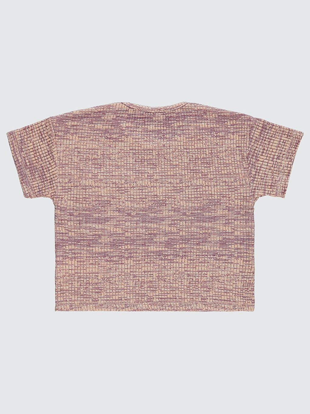 Pembe Girls Renkli Melanjlı Kaşkorse 10-13 Yaş Tişört - Pudra 12-13 Yaş-1