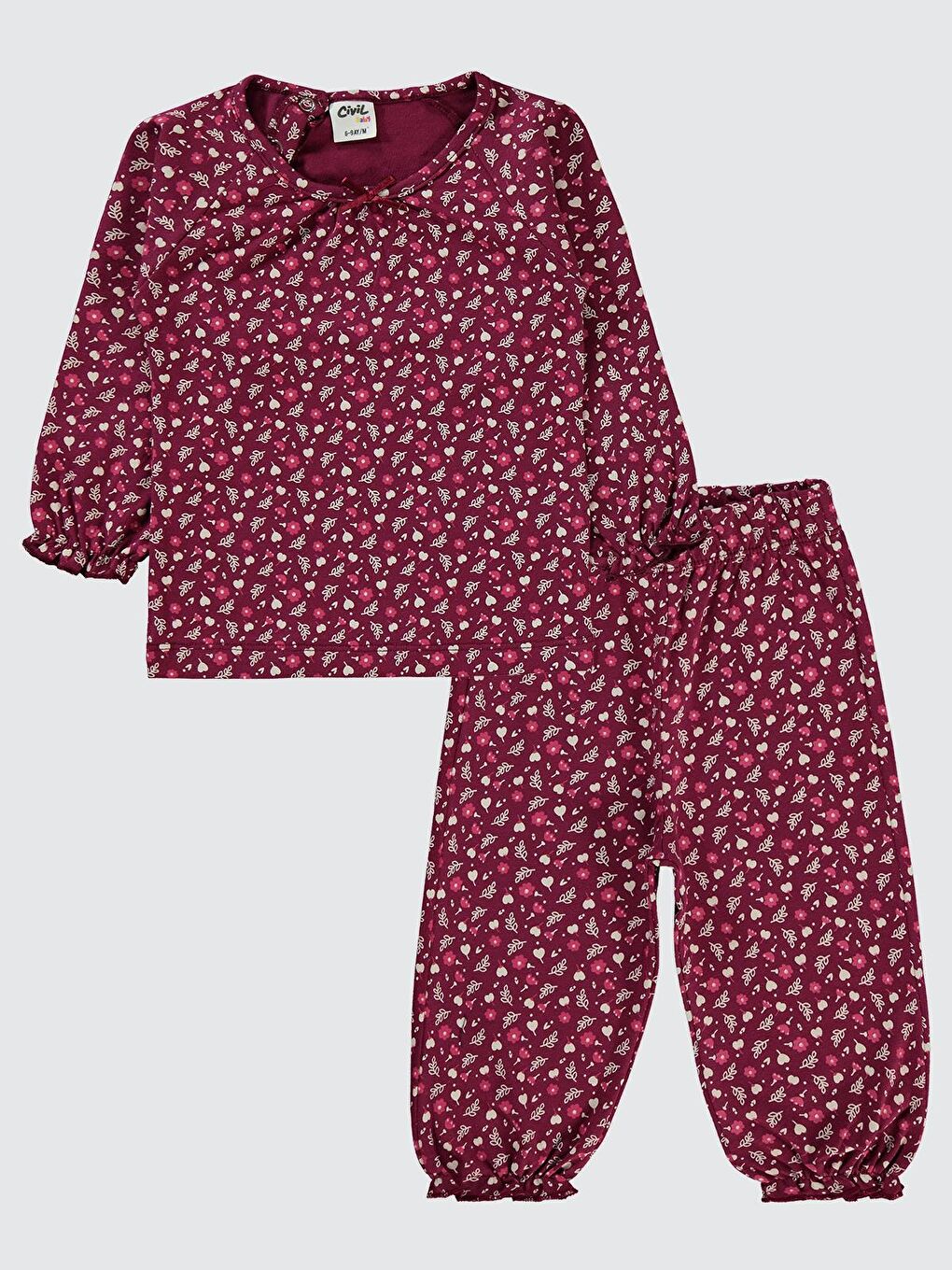 Baby Kız Bebek Takım 6-18 Ay Kırmızı