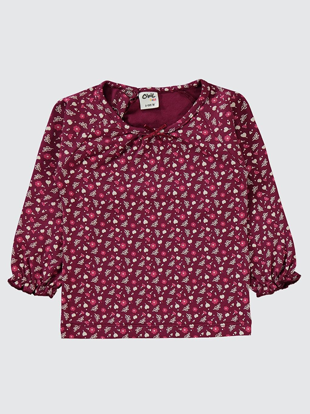 Baby Kız Bebek Takım 6-18 Ay Kırmızı-1