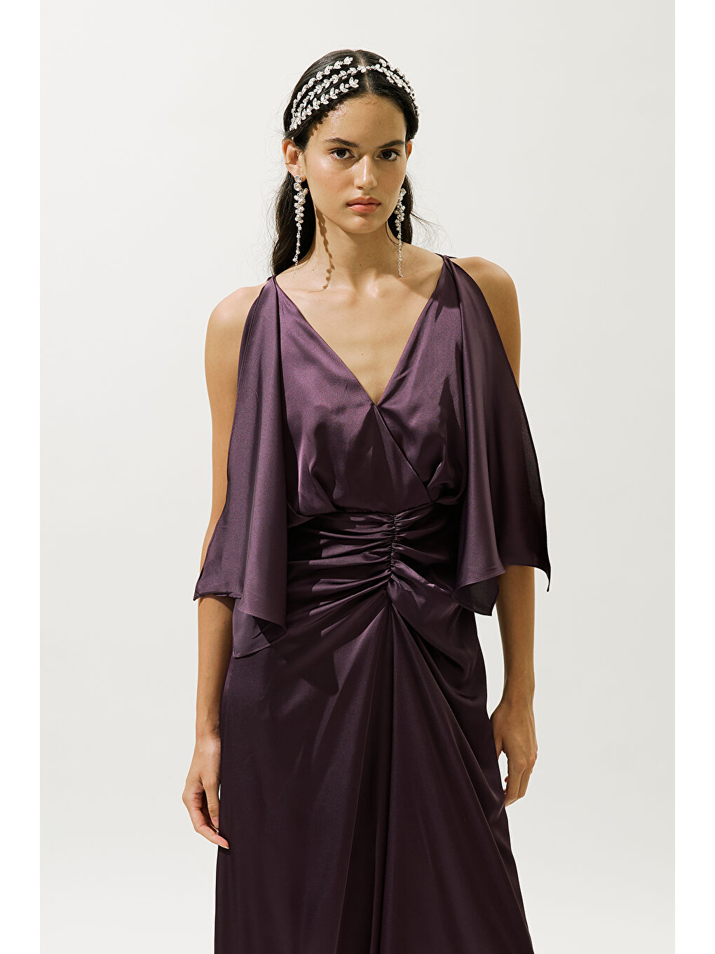 Keıra Abiye Elbise Mor-1