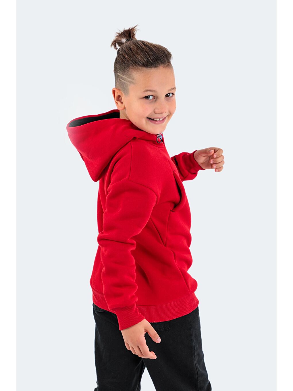 SLAZENGER Kırmızı DO Unisex Çocuk Sweatshirt Kırmızı - 3