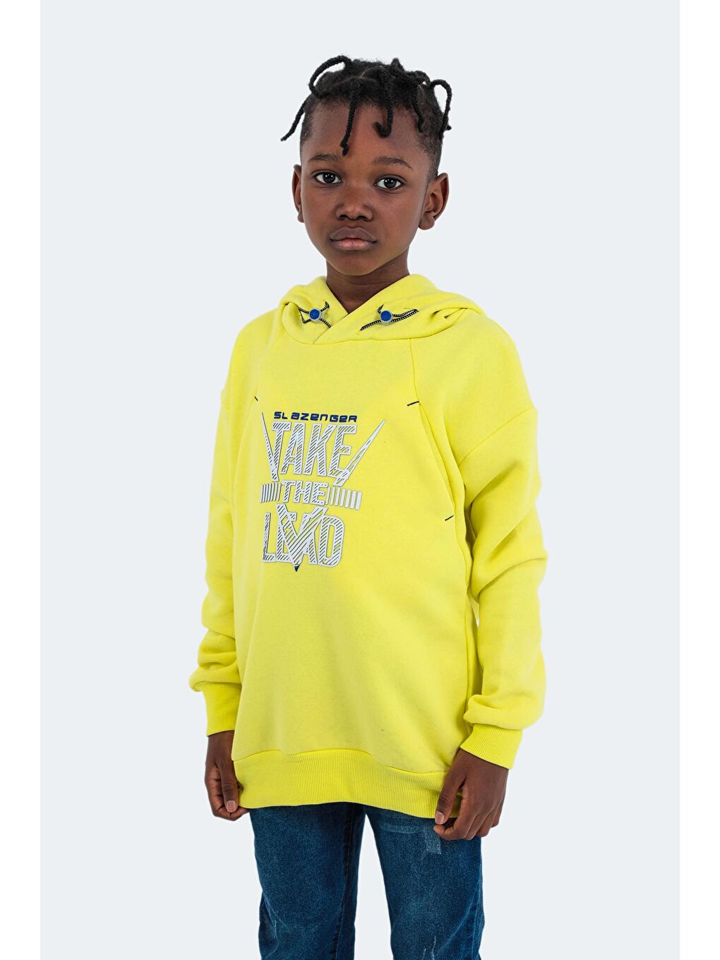 DO Unisex Çocuk Sweatshirt Sarı-1