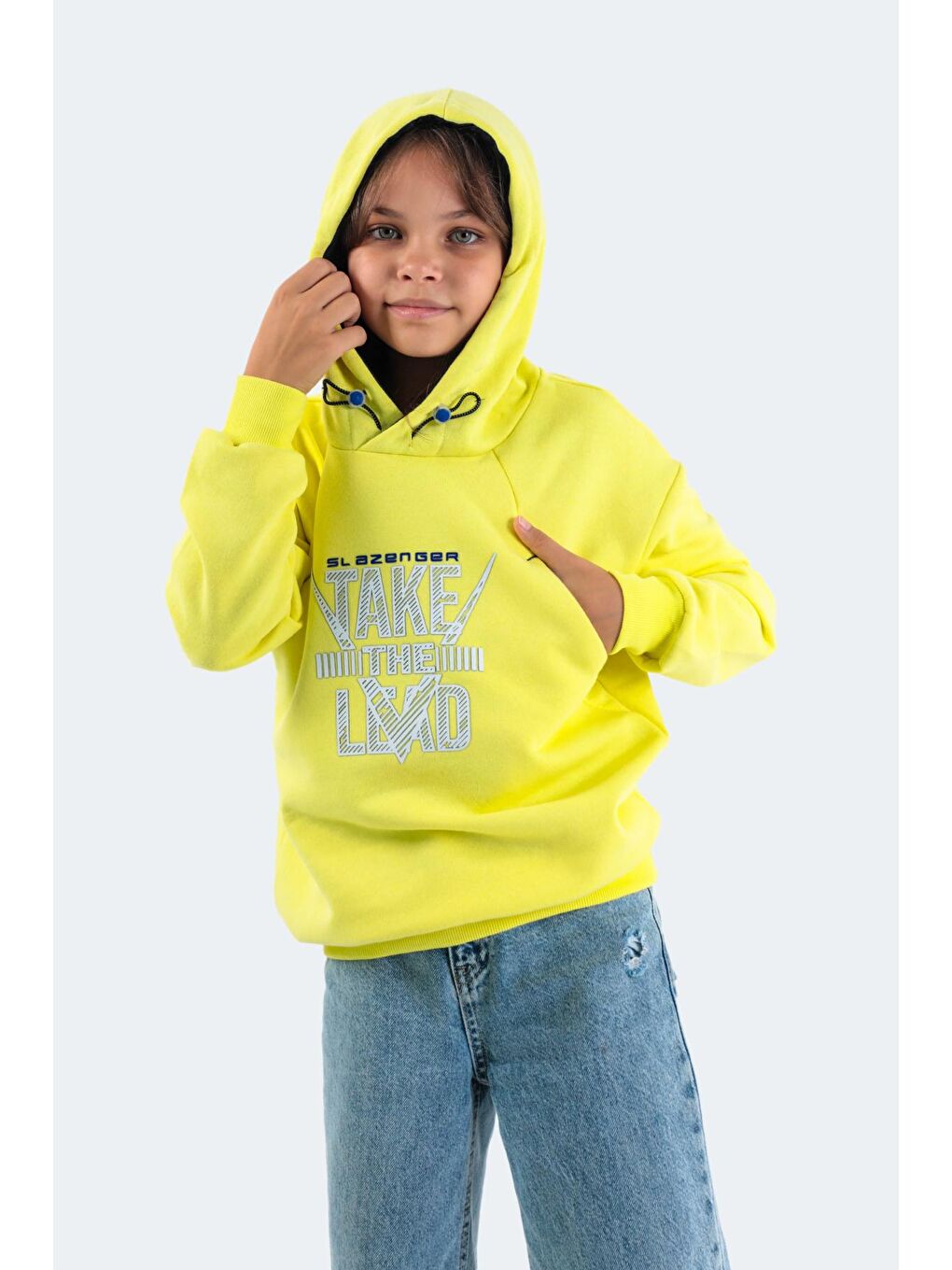 DO Unisex Çocuk Sweatshirt Sarı-2