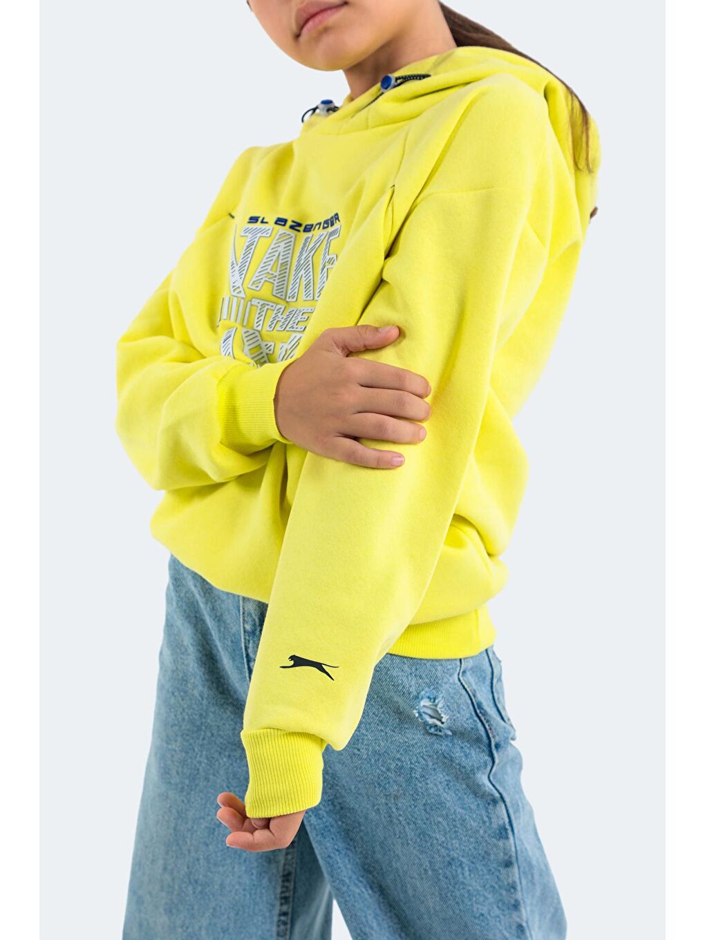 DO Unisex Çocuk Sweatshirt Sarı-3