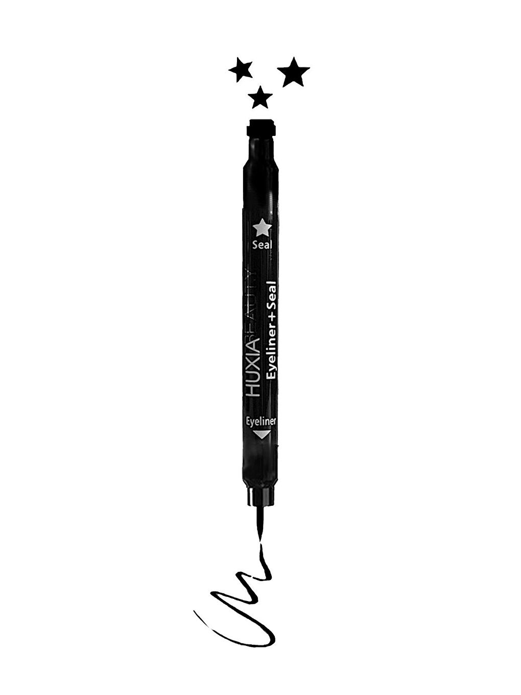 New Obsessions Siyah Yıldız Damgalı Çift Başlı Eyeliner Çabuk Kuruyan Yıldız Eyeliner Damgası