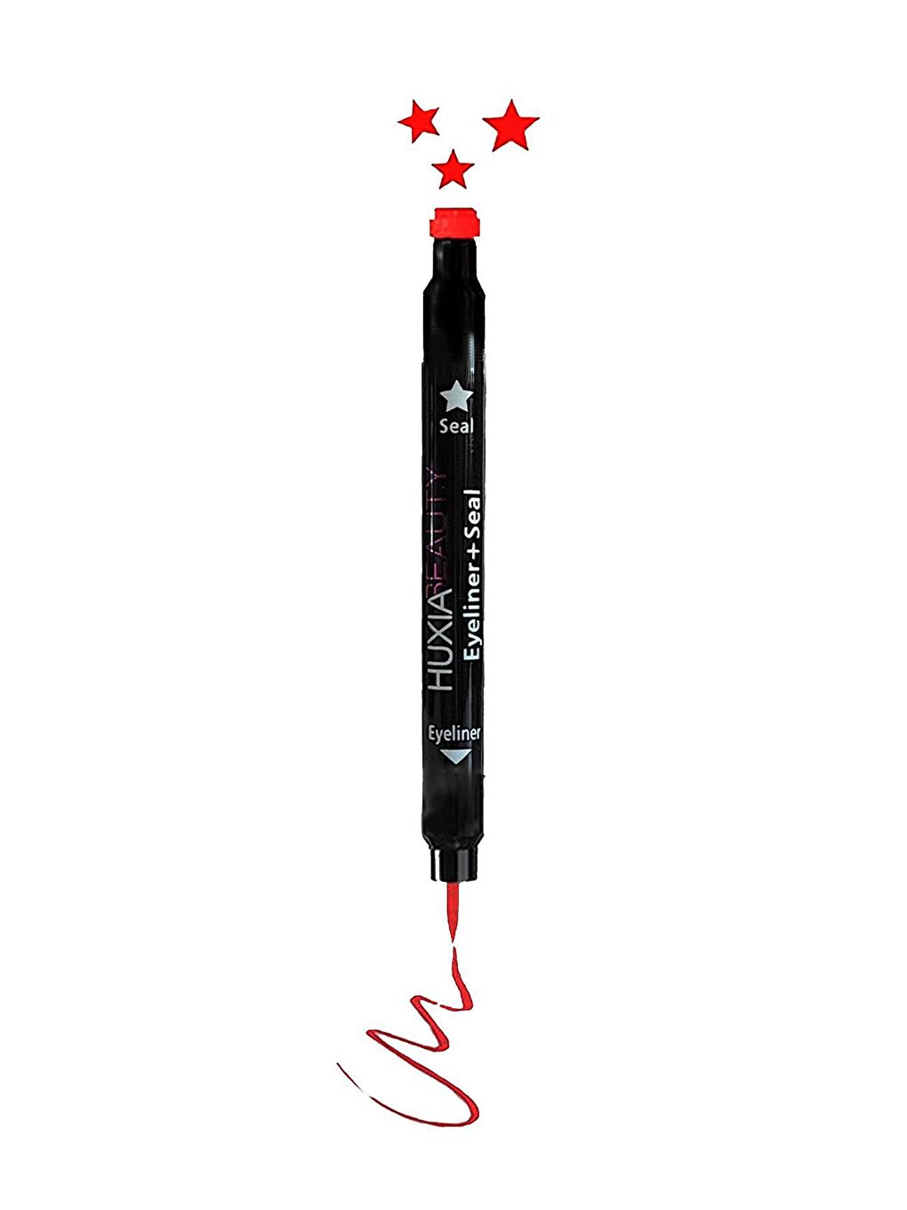 New Obsessions Kırmızı Yıldız Damgalı Çift Başlı Eyeliner Çabuk Kuruyan Yıldız Eyeliner Damgası