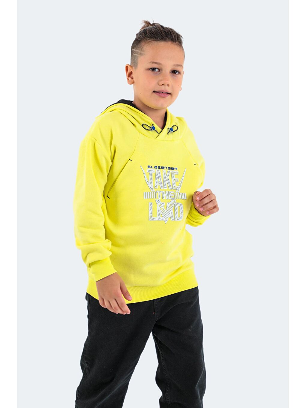 DO Unisex Çocuk Sweatshirt Sarı-4