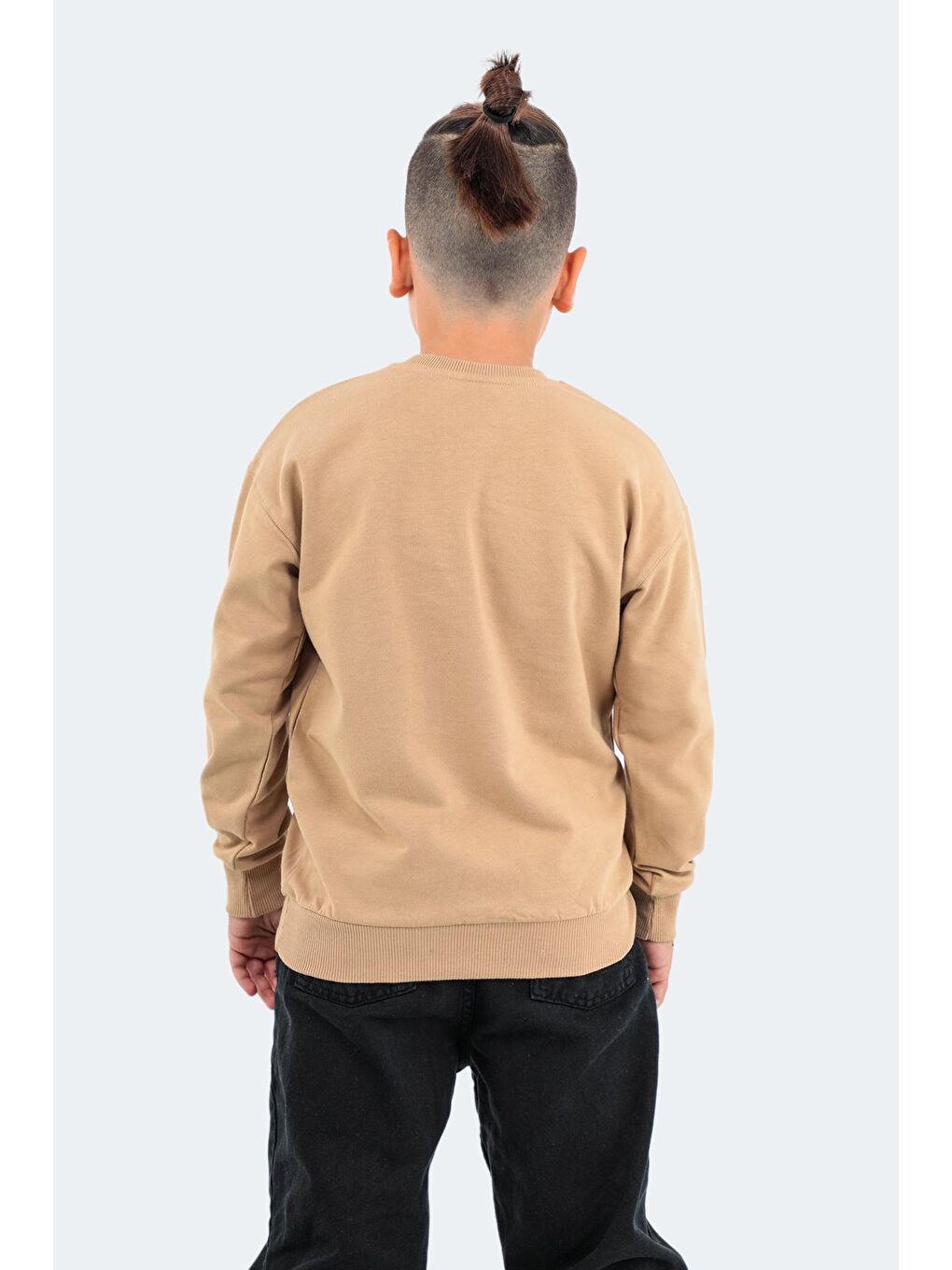 SLAZENGER Bej DNA Unisex Çocuk Sweatshirt Bej - 3