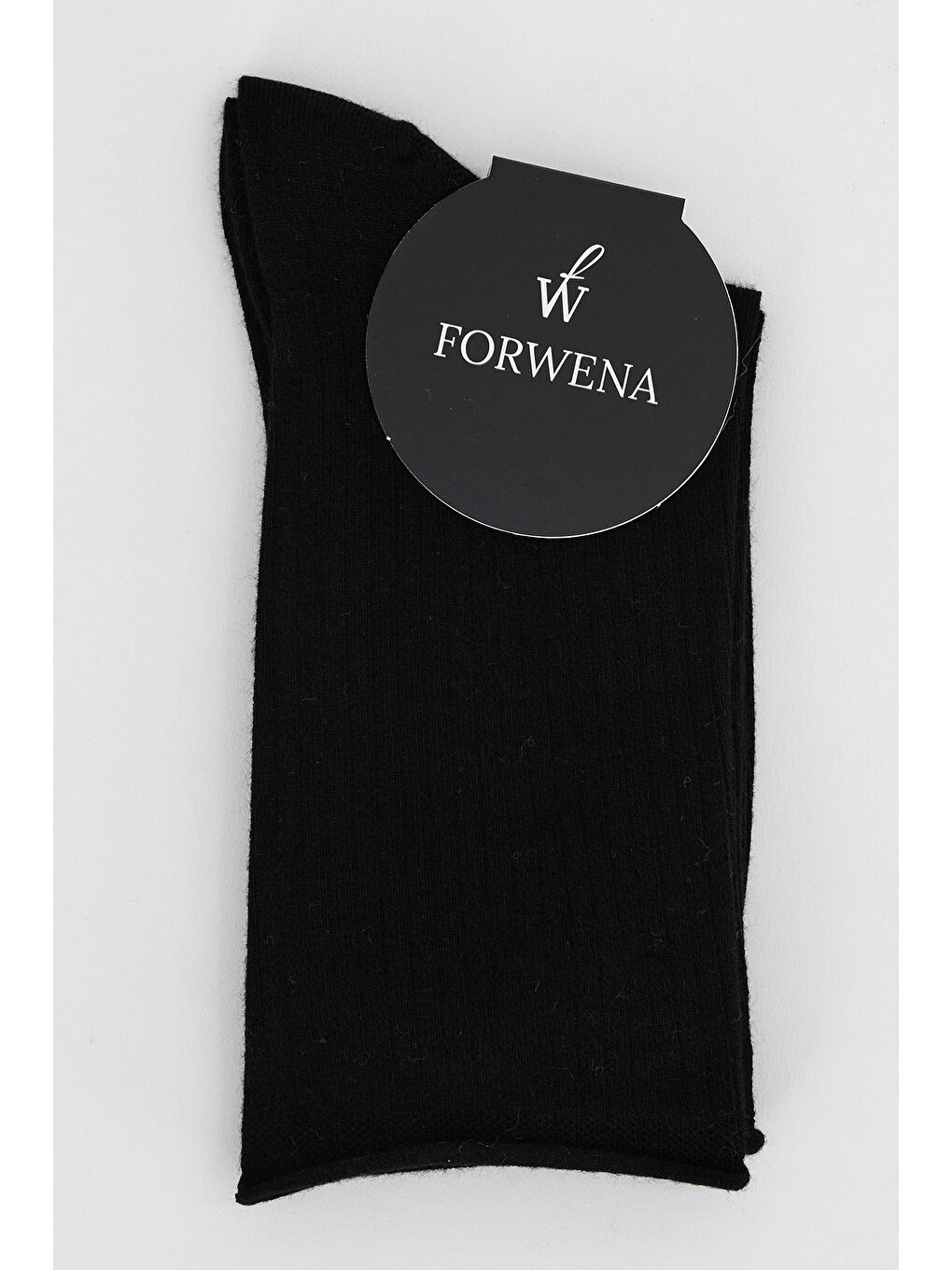 Siyah Modal Derbili Lastiksiz Dikişsiz Kadın Soket Çorap 36-41-2