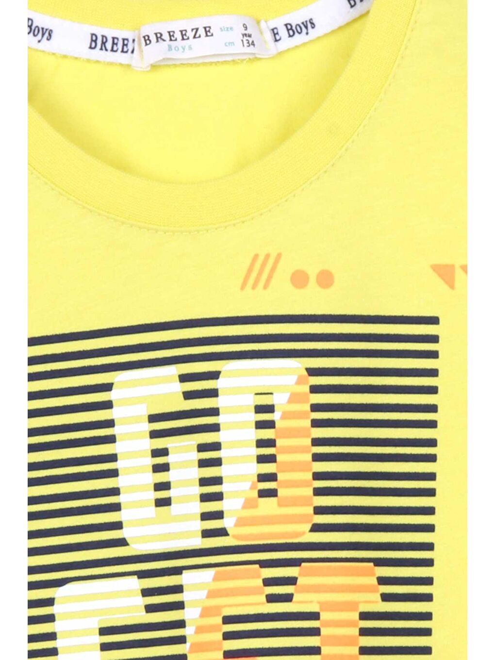 Sarı Erkek Çocuk Tisört Baskili Sari (9-14 Yaş)-2