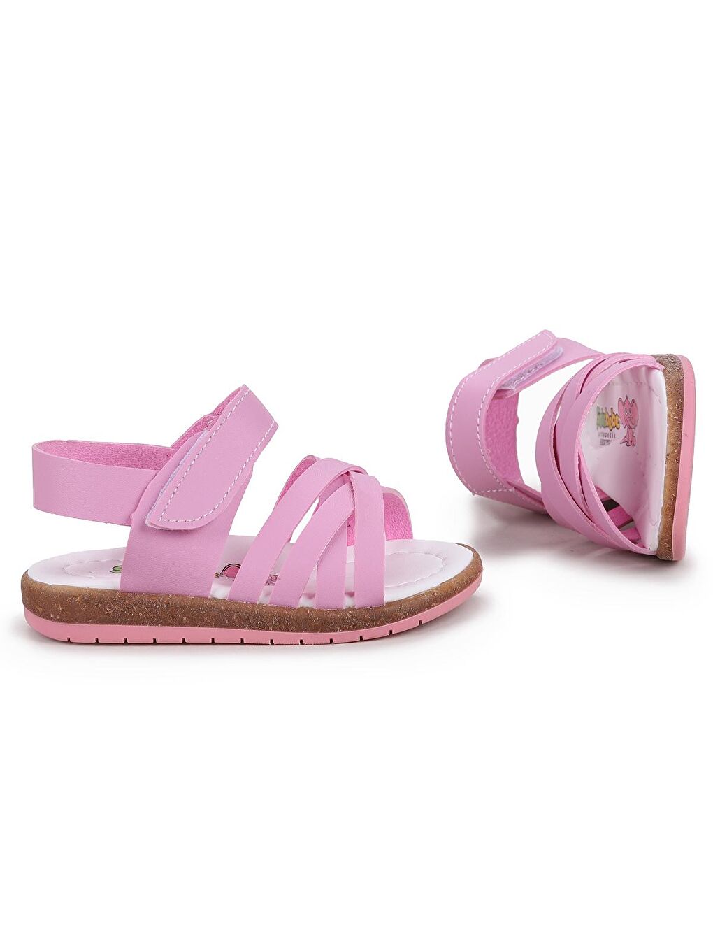 KİKO Pembe Kız Bebe Sandalet Şb 2722-27