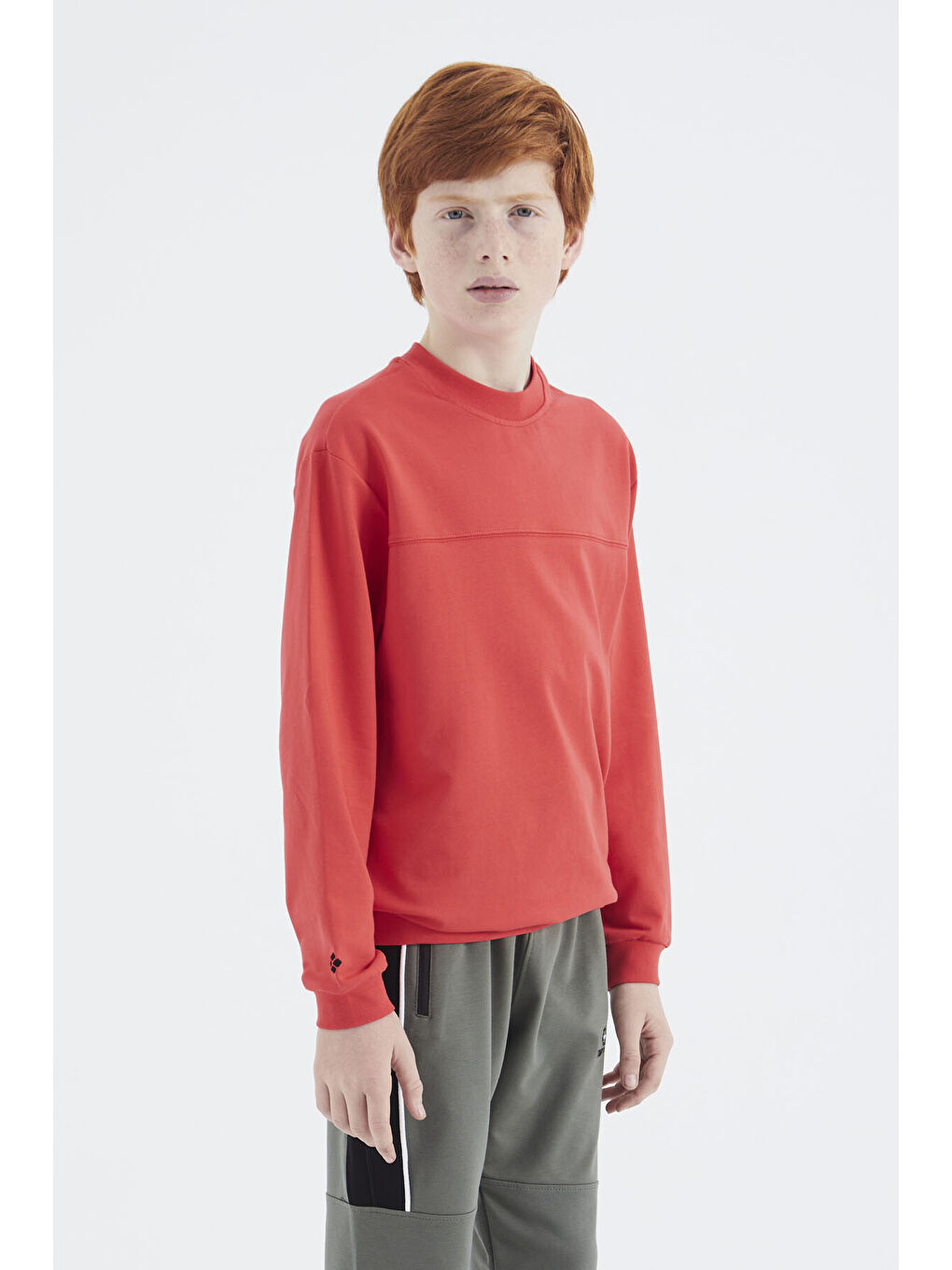 Kırmızı Fiesta Basic Erkek Çocuk Sweatshirt - 11173-3