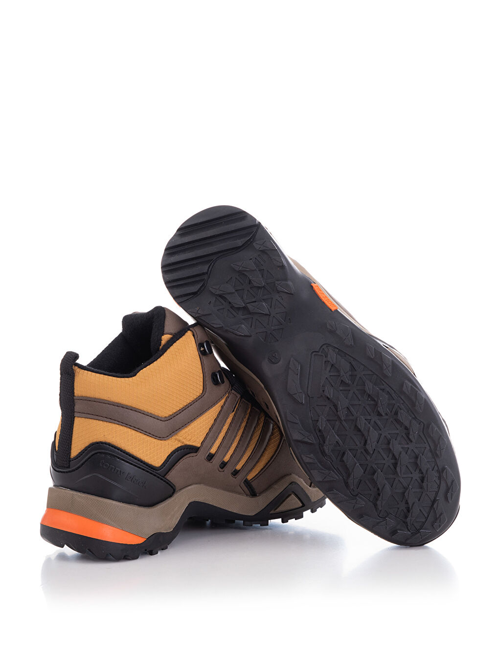 Bej Unisex Vizon Rahat Kalıp Yanı Şerit Detaylı Bağcıklı Trekking Bot-2