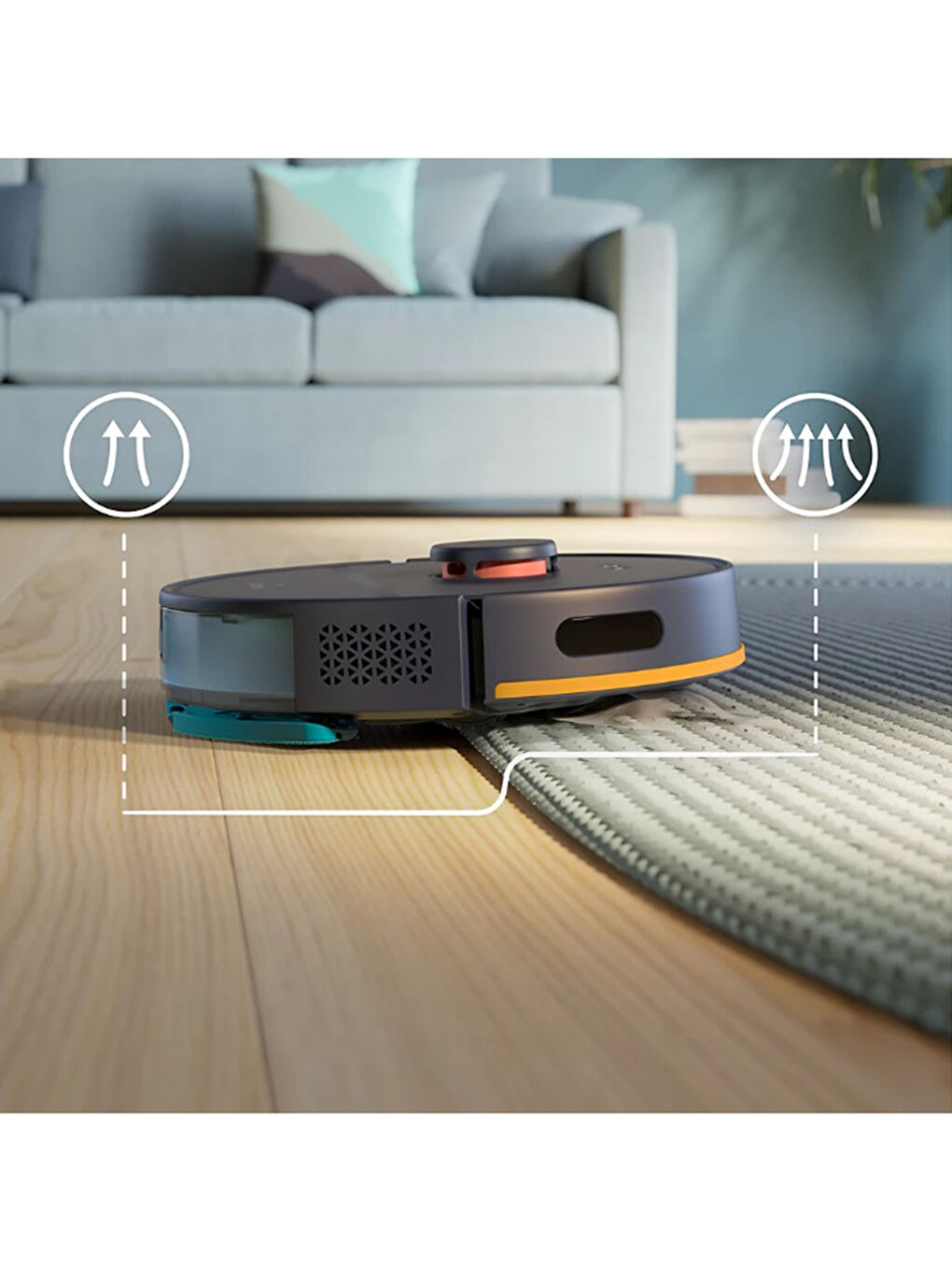 HomeRun 2000 Serisi Serisi Aqua Akıllı Robot Süpürge XU2000/10-3