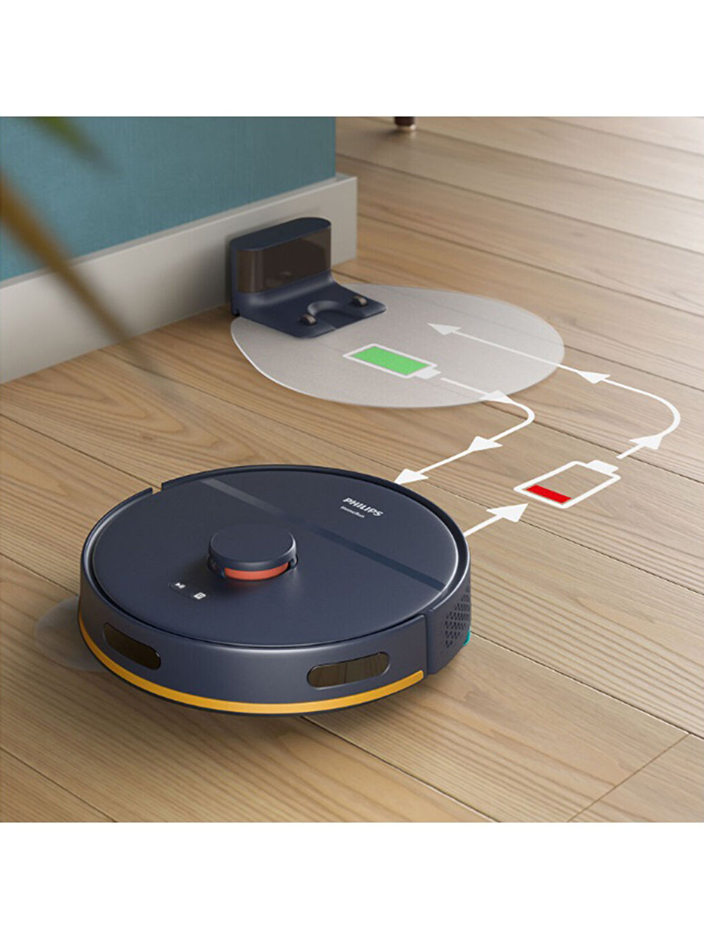 HomeRun 2000 Serisi Serisi Aqua Akıllı Robot Süpürge XU2000/10-6