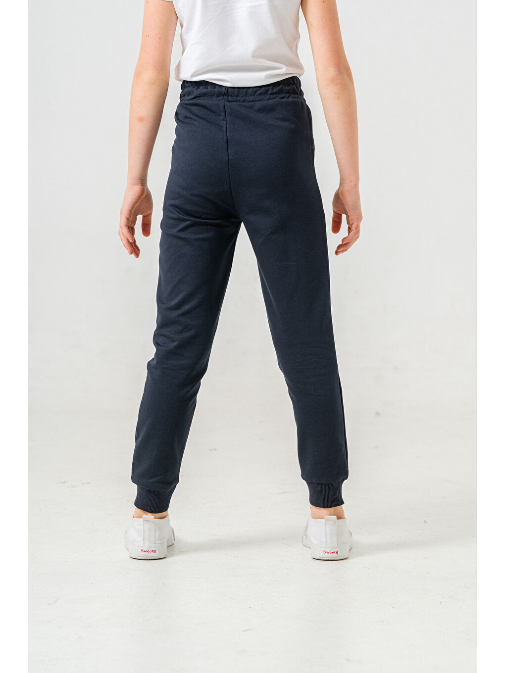 Erkek Çocuk Lacivert Beli Lastikli 7-13 Yaş Jogger Eşofman Alt - 65134-1-2