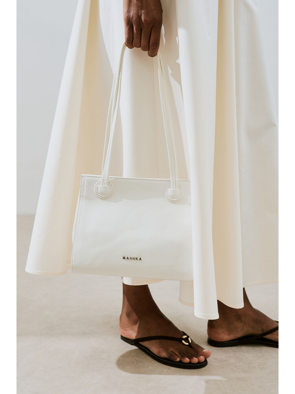 Ryuna Tote Çanta Ekru-1