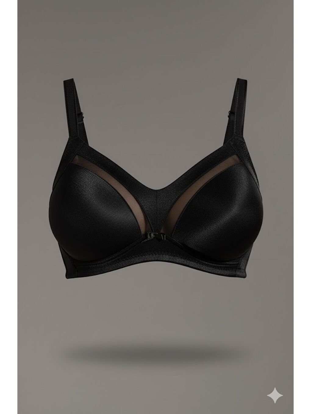 Tül Detay Minimizer Sütyen C12303 Siyah